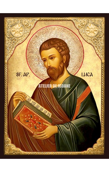 Icoana cu Sfаntul Luca - Icoană manual pictată